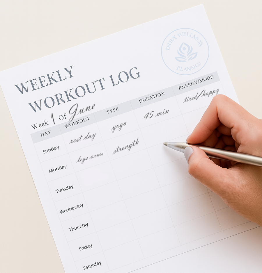 Free Workout Worksheet