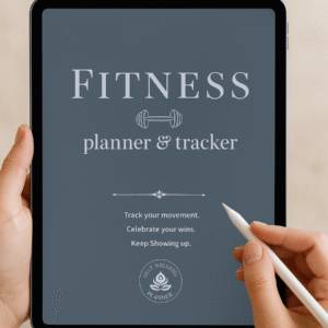 Digital Printable Fitness Planner and Tracker